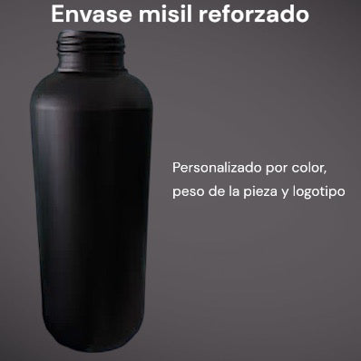 Muestra envase tipo misil de 1 L ,   Misil Xtra Nueva formulacion en material