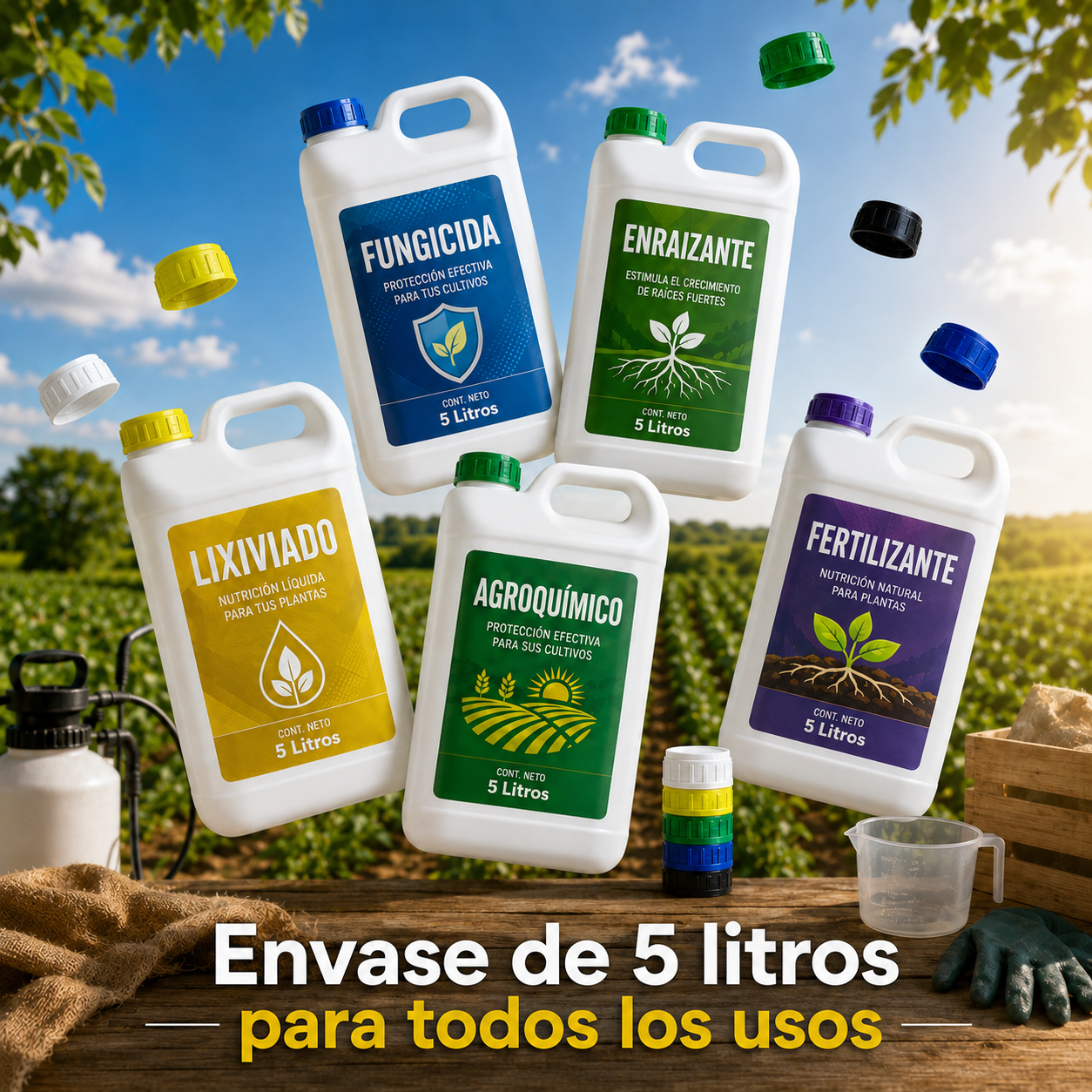 Jarra 5L tarima 300 pzs
