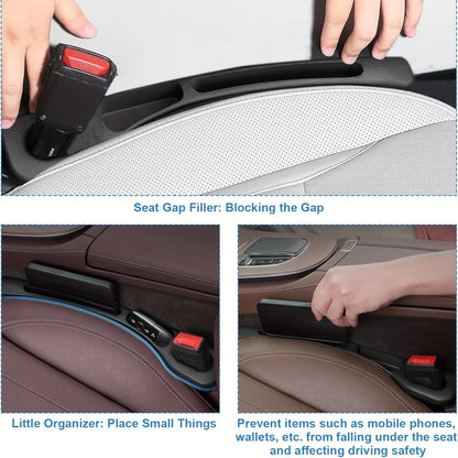 Set de 2 piezas impermeables con compartimentos, ideal para evitar que se te caigan cosas entre el asiento y la consola
