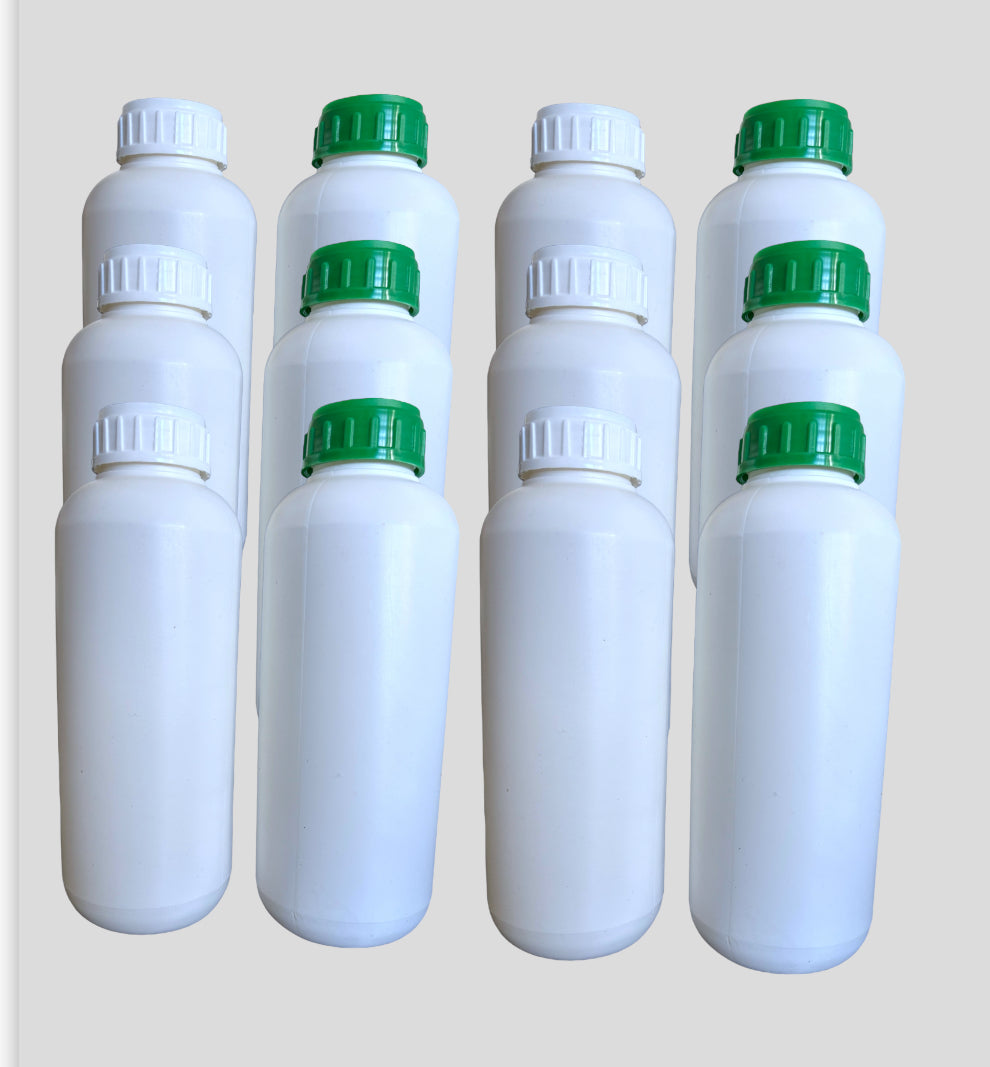 Envase Tipo Misil Reforzado de 1 litro con tapa Valvulada y extra peso 120 gramos