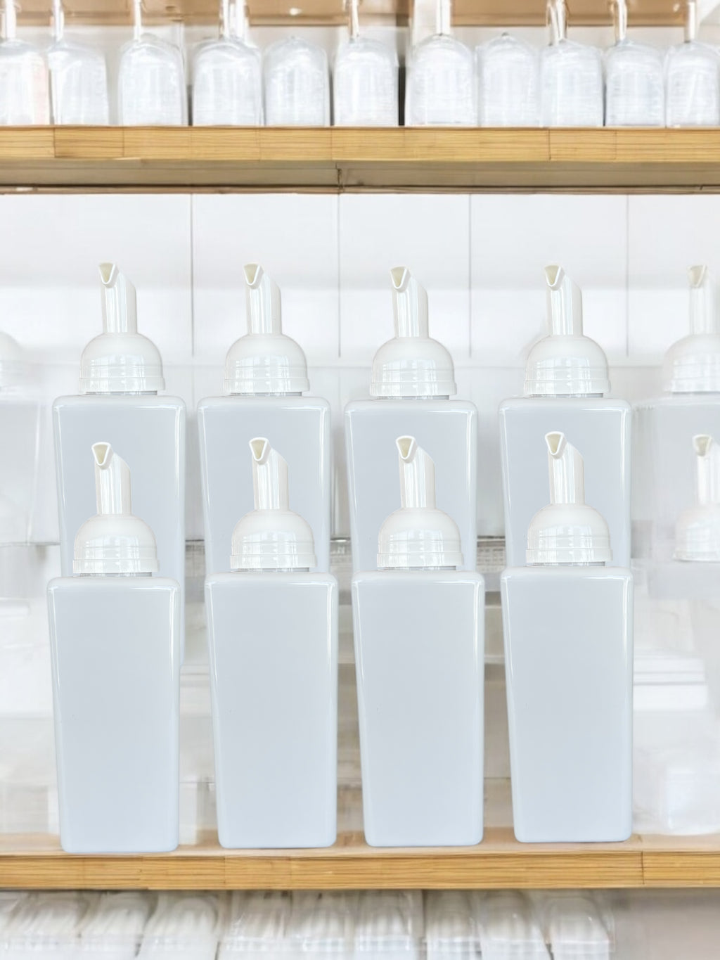 Botella de 500 ml con espumador, Pack con 8 piezas