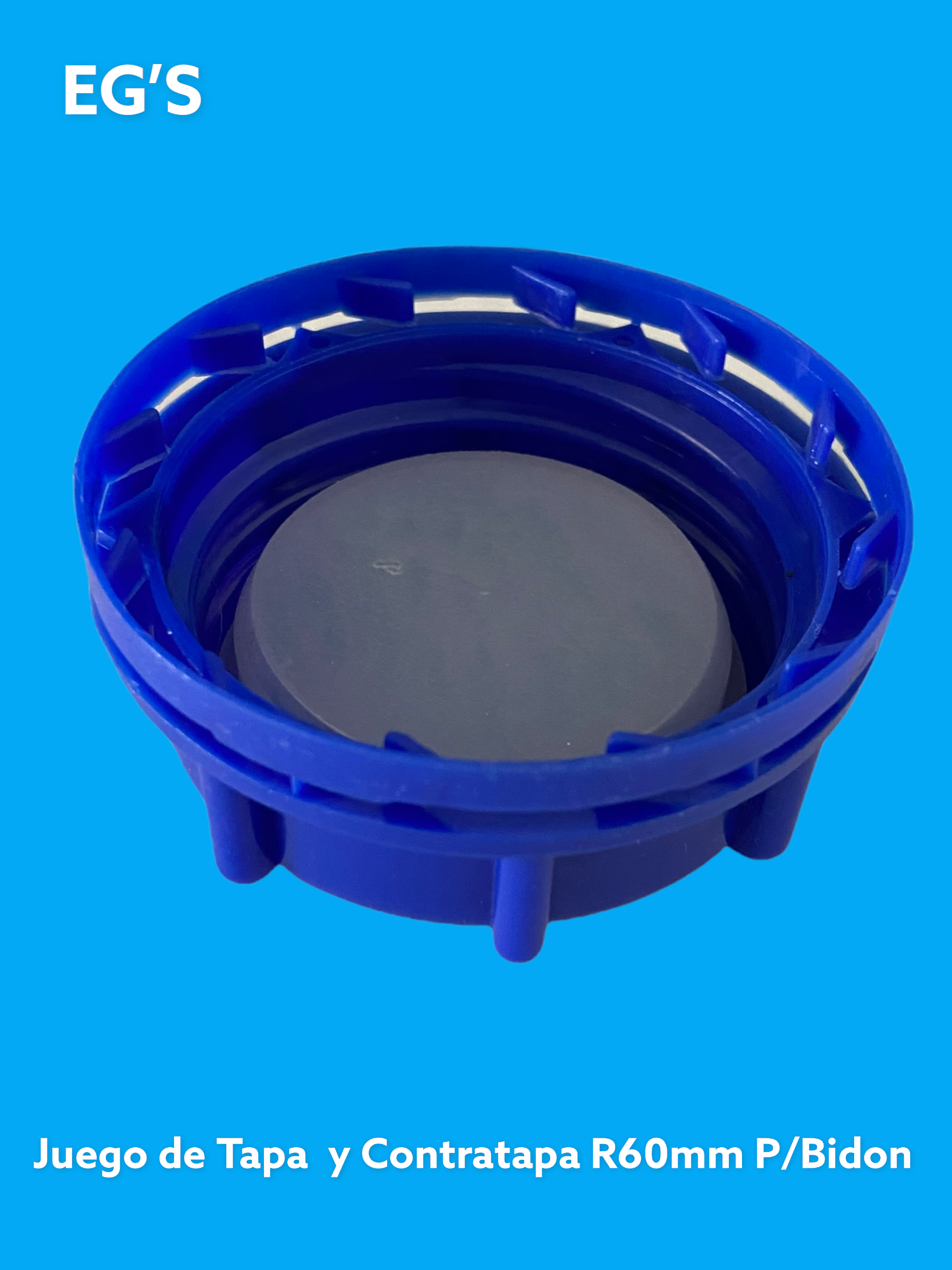 Tapa para Bidon de 20 litros R60 mm caja con 250 pzs