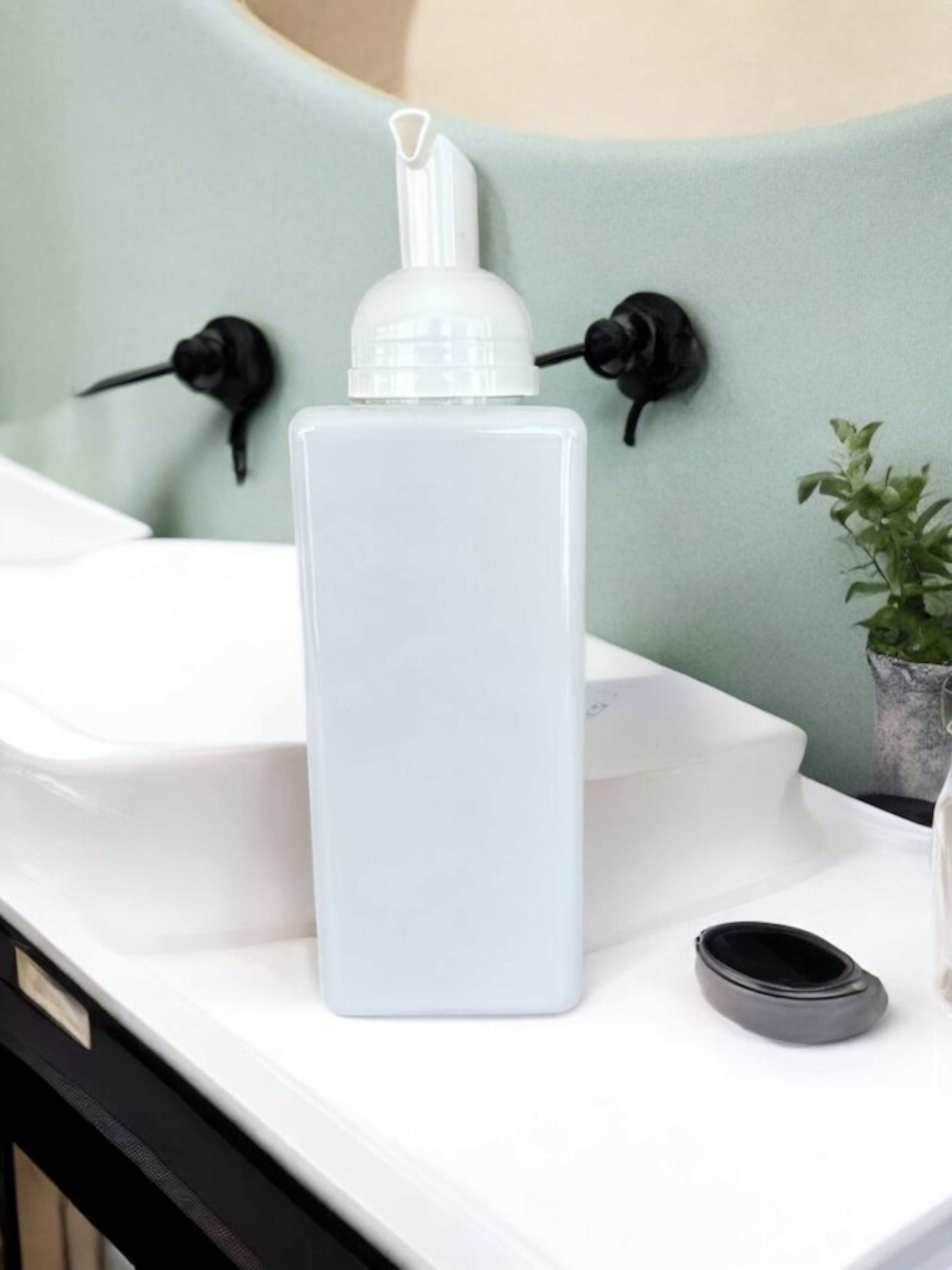 Botella de 500 ml con espumador, Pack con 20 piezas