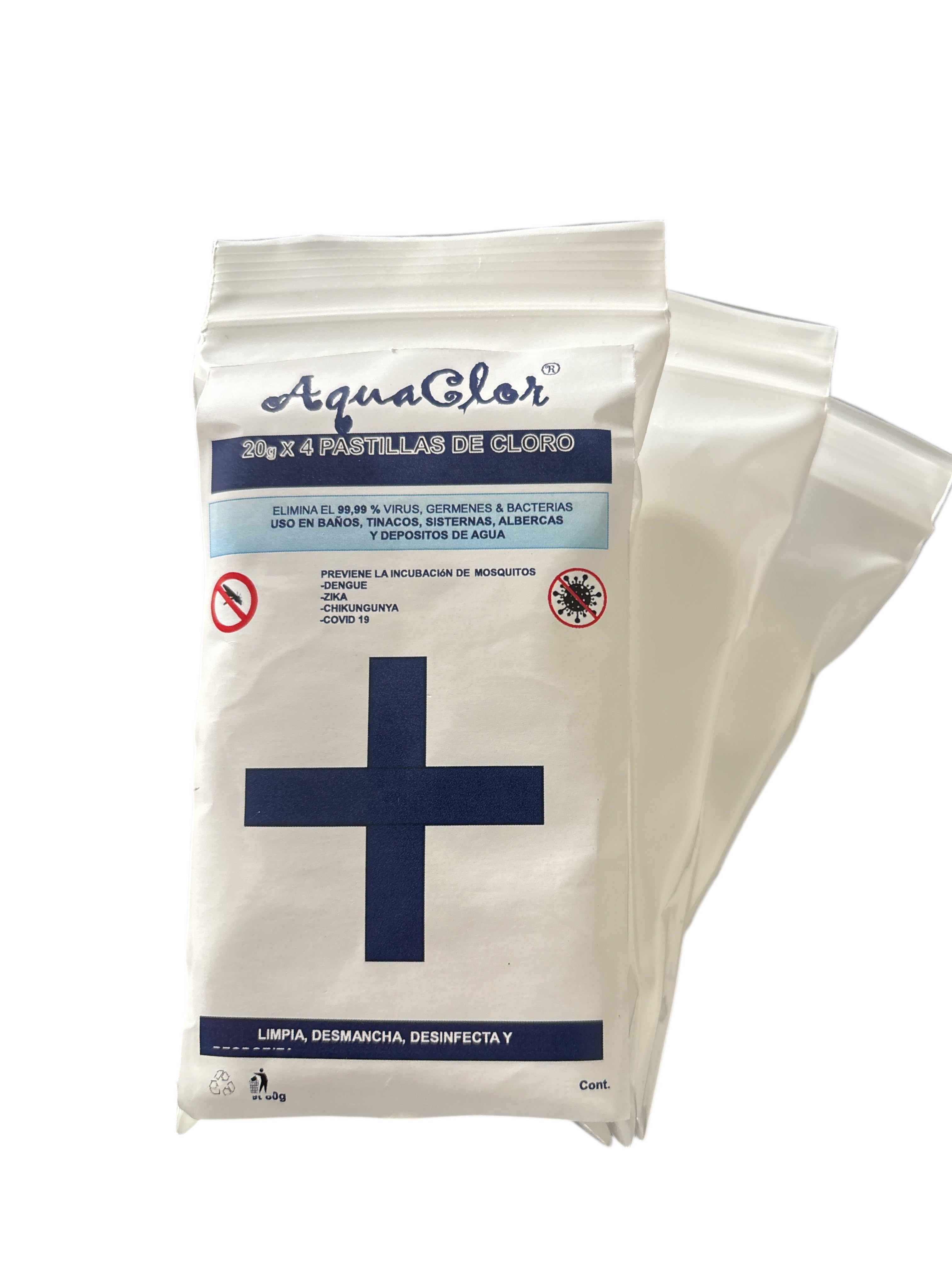 Pastillas Desinfectantes y Antisarro de duracion prolongada paq de 18 pastillas 360 gr